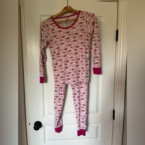 Women’s Leveret rainbow pajamas - Picture 1 of 5